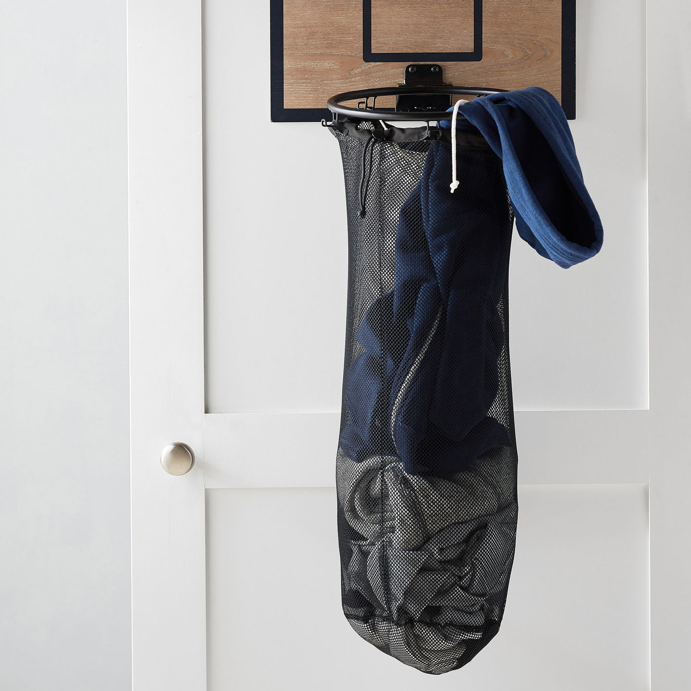 Laundry Hoop - Over Door Basketball Hamper Laundry Hoop